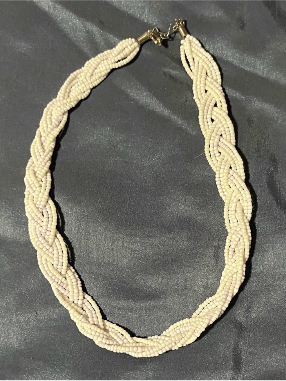 Handcrafted Beaded Braided Necklace
